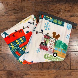 NWT National Lampoon Christmas Vacation Soft Plush Throw Blanket  50” X 70”